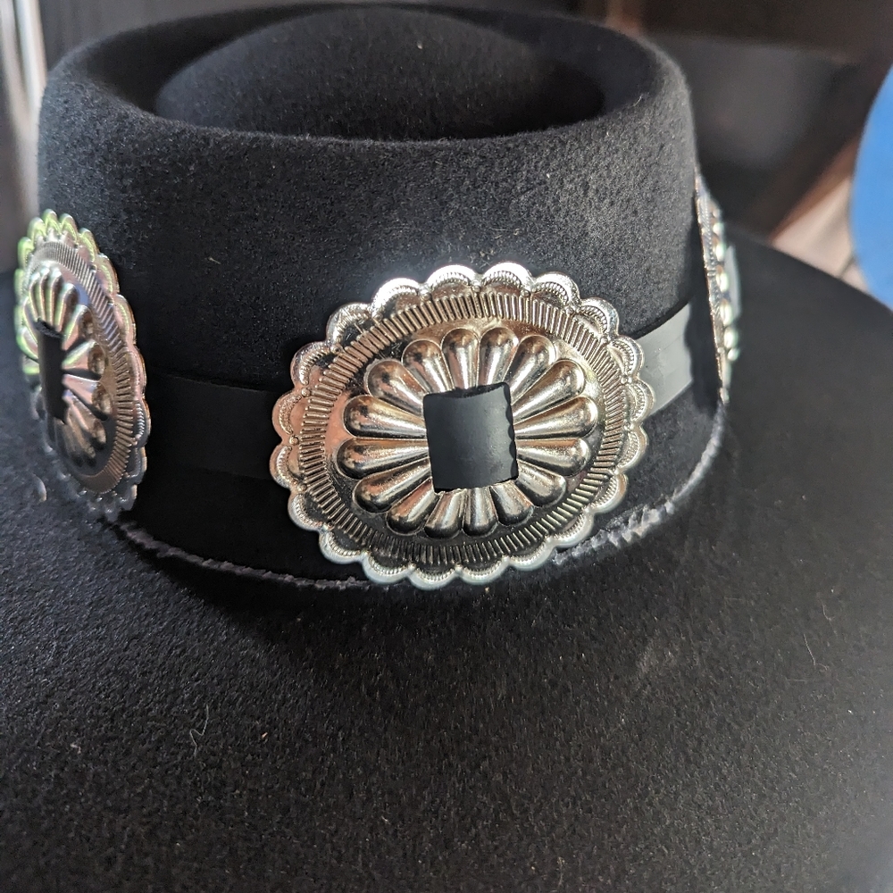 Black bolero with concho